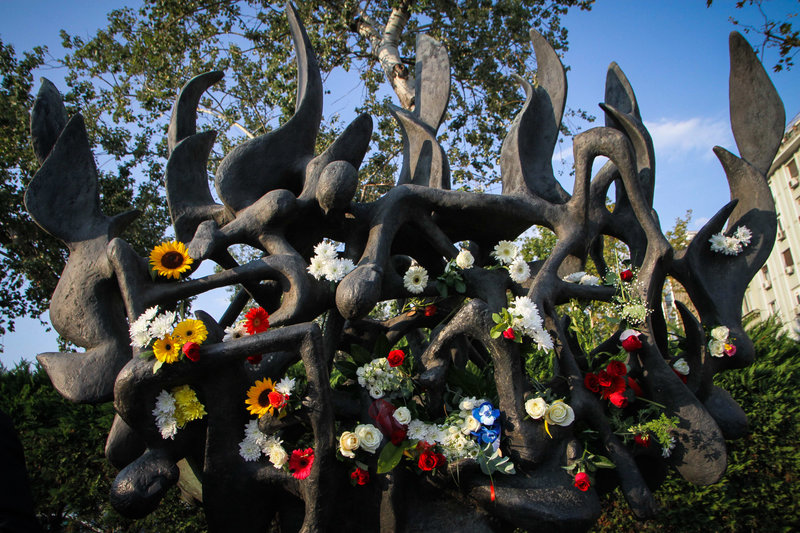   Holocaust Memorial in Thessaloniki / Photo Eurokinissi 