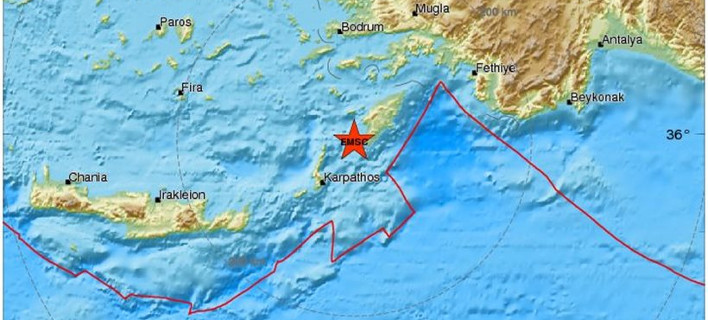 Σεισμός 4,2 Ρίχτερ ταρακούνησε τη Ρόδο