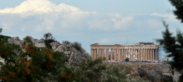 Αποτέλεσμα εικόνας για αιθριος καιρος λιγα συννεφα Αθηνα