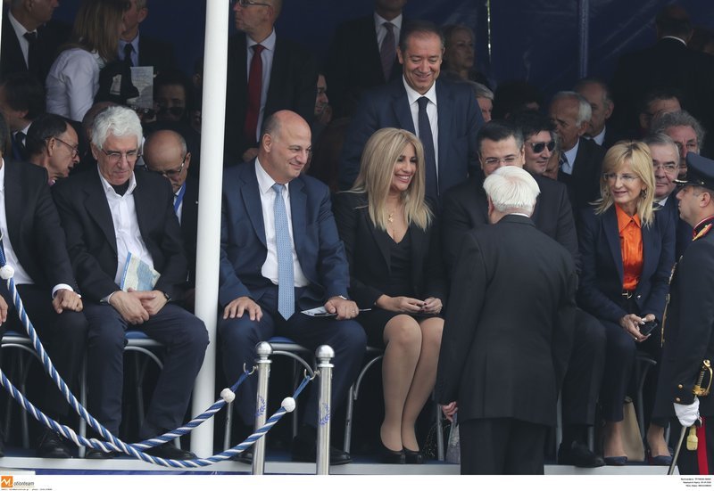 Ο Προκόπης Παυλόπουλος στην εξάδρα των επισήμων