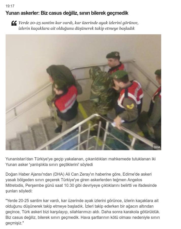 Η κατάθεση των Ελλήνων στρατιωτικών: «Δεν είμαστε πράκτορες» -Περιγράφουν πώς τους συνέλαβαν | iefimerida.gr 0