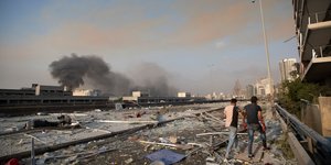 Εικόνες Αποκάλυψης στη Βηρυτό μετά τις εκρήξεις