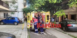 Από τη φωτιά που ξέσπασε στο κέντρο της Θεσσαλονίκης