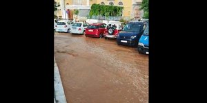 Ισχυρή βροχόπτωση στη Σύμη