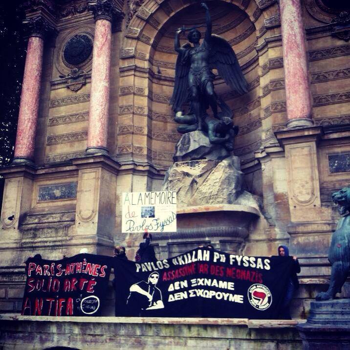 Διεθνής αγανάκτηση για την δολοφονία του Παύλου Φύσσα: Ολη η Ευρώπη διαδηλώνει εναντίον της Χρυσής Αυγής [εικόνες] | iefimerida.gr 1