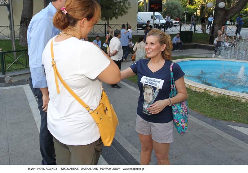 Ευγενία Μανωλίδου στο Μαρούσι 