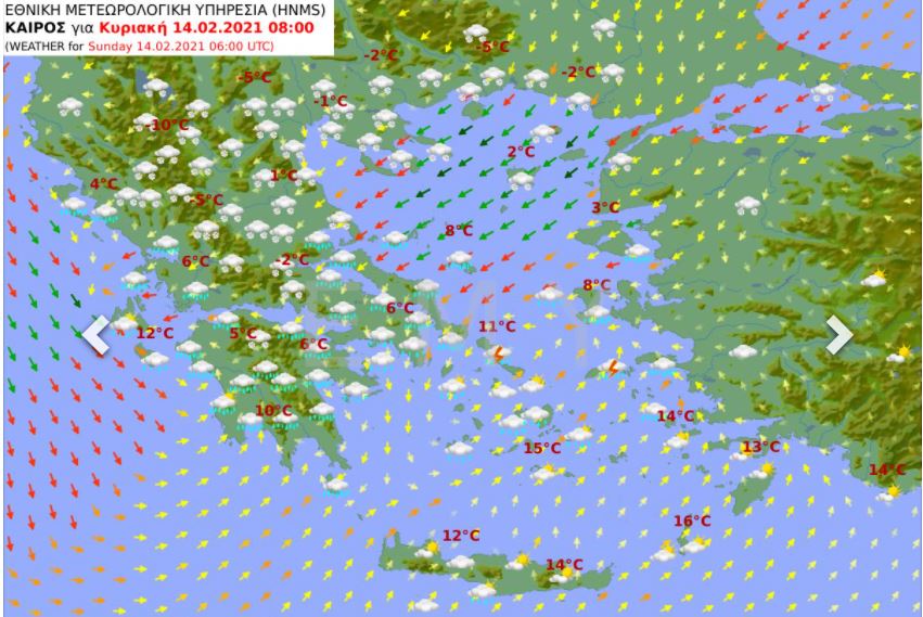 Climate map