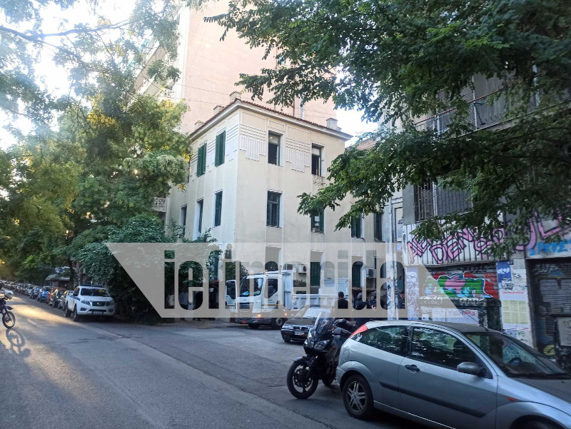 Busy building in Exarchia 