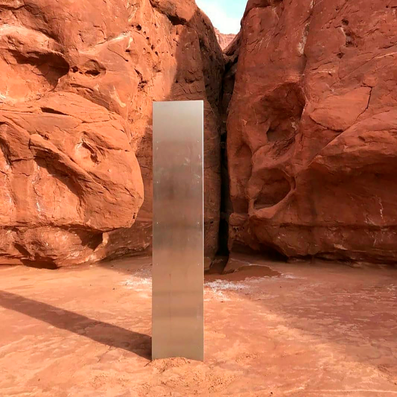 The mysterious metal monolith in the middle of the Utah desert