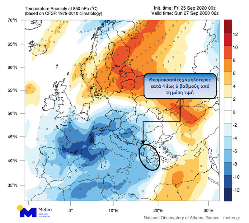 Climate map