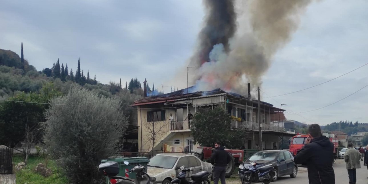 Φωτιά σε σπίτι στην Αιτωλοακαρνανία