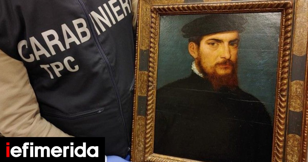 La polizia italiana ha trovato un ritratto di Tiziano rubato due decenni fa