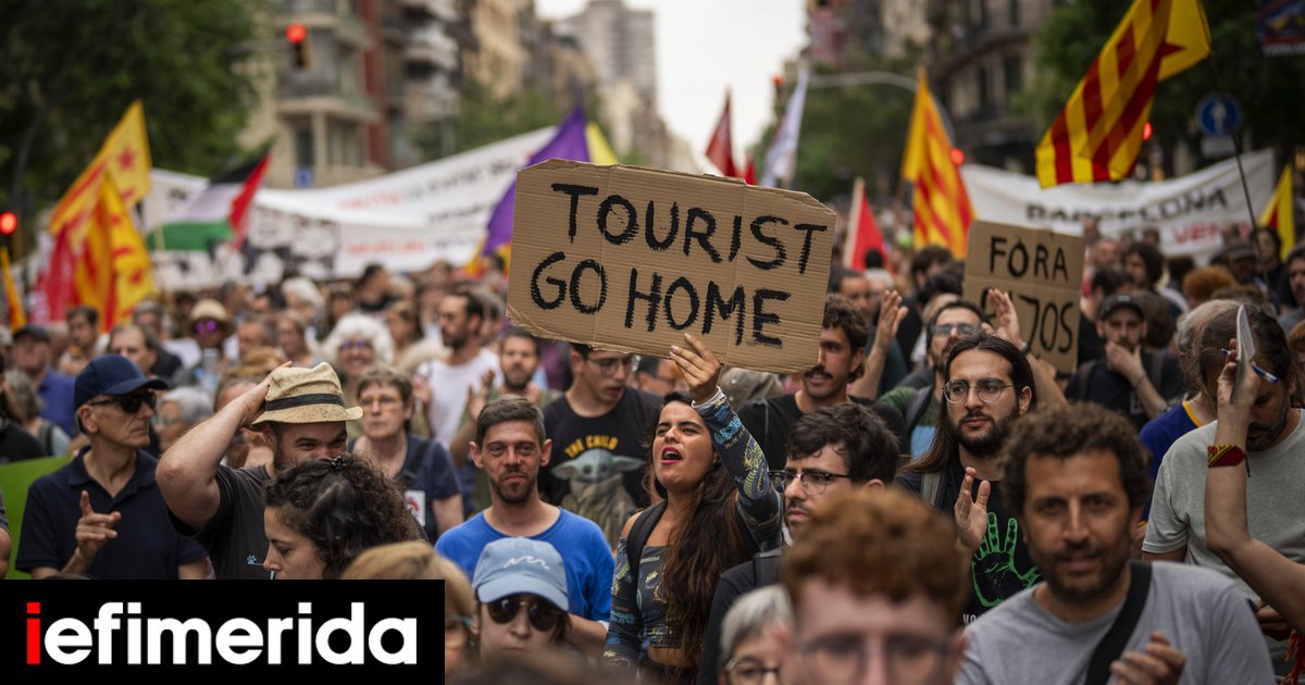 “The tourist goes home!”: Barcelona protests overtourism – “Enough! Let’s set limits”