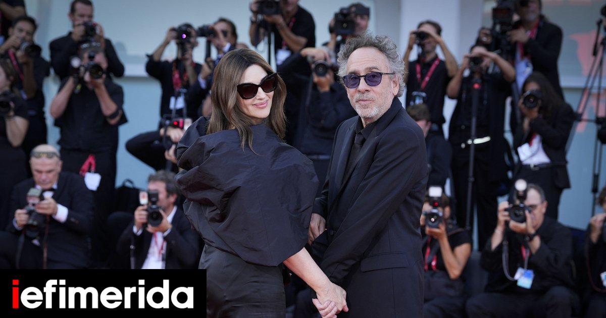 Monica Bellucci and Tim Burton are more in love than ever at the Venice Film Festival – melting for each other