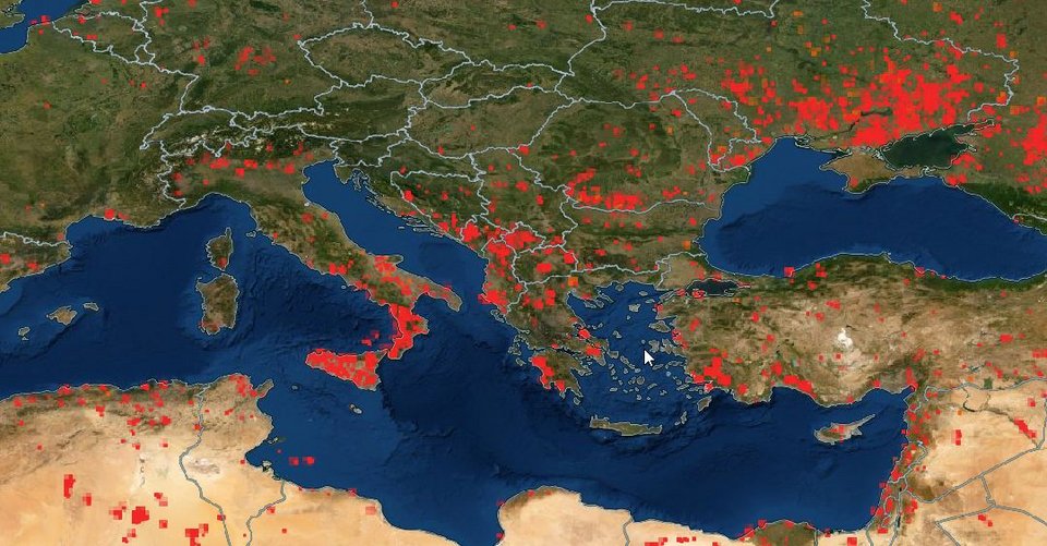 Sokarei H Eikona Ths Nasa Flegetai O Planhths Apo Pyrkagies Sygklonistikes Stigmes Green Iefimerida Gr