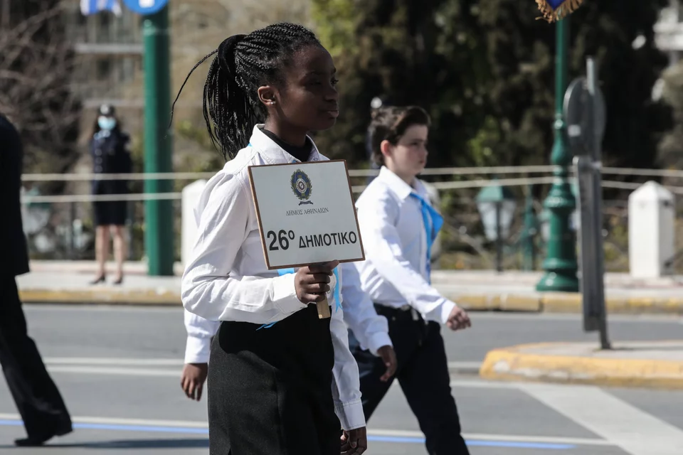 25η Μαρτίου, μαθητική παρέλαση στο κέντρο της Αθήνας