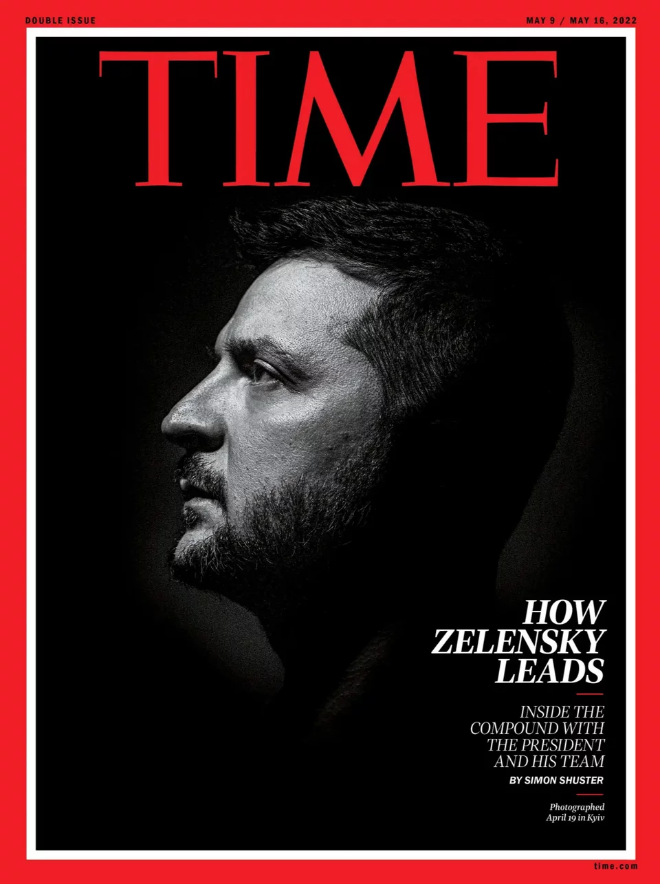 O Zελένσκι στο Time