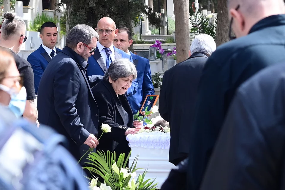 Κηδεία Παναγιώτη Γκαραγκάνη / ΓΙΩΡΓΟΣ ΜΑΤΘΑΙΟΣ / EUROKINISSI