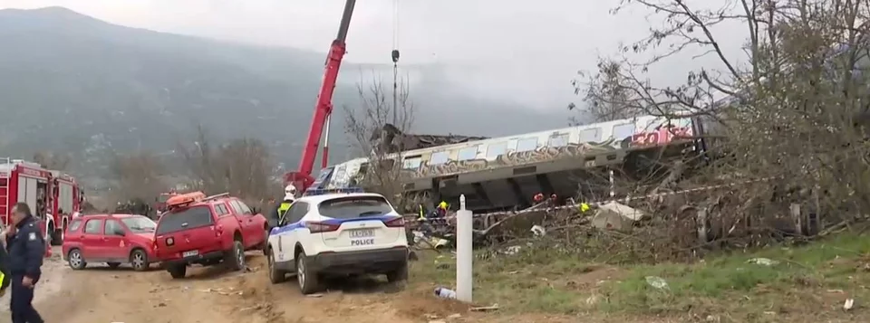 Σύγκρουση τρένων στη Λάρισα: ΕΡΤ