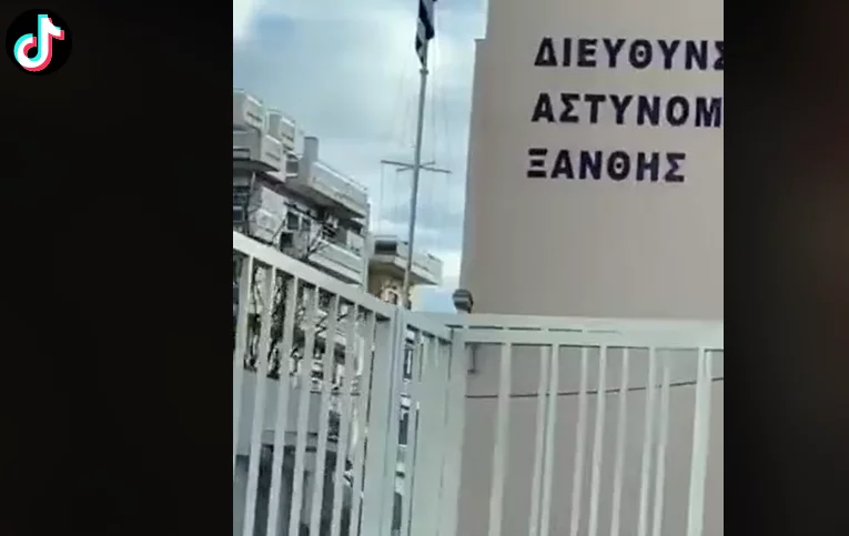 Στιγμιότυπο από το βίντεο που ανήρτησε στο TikTok / xanthinea.gr