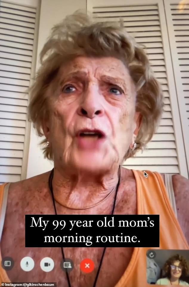 Η Mildred μοιράστηκε την πρωινή της ρουτίνα σε ένα άλλο κλιπ, λέγοντας ότι της αρέσει να παίζει παιχνίδια στο iPad της στο κρεβάτι πριν ξεκινήσει τη μέρα της