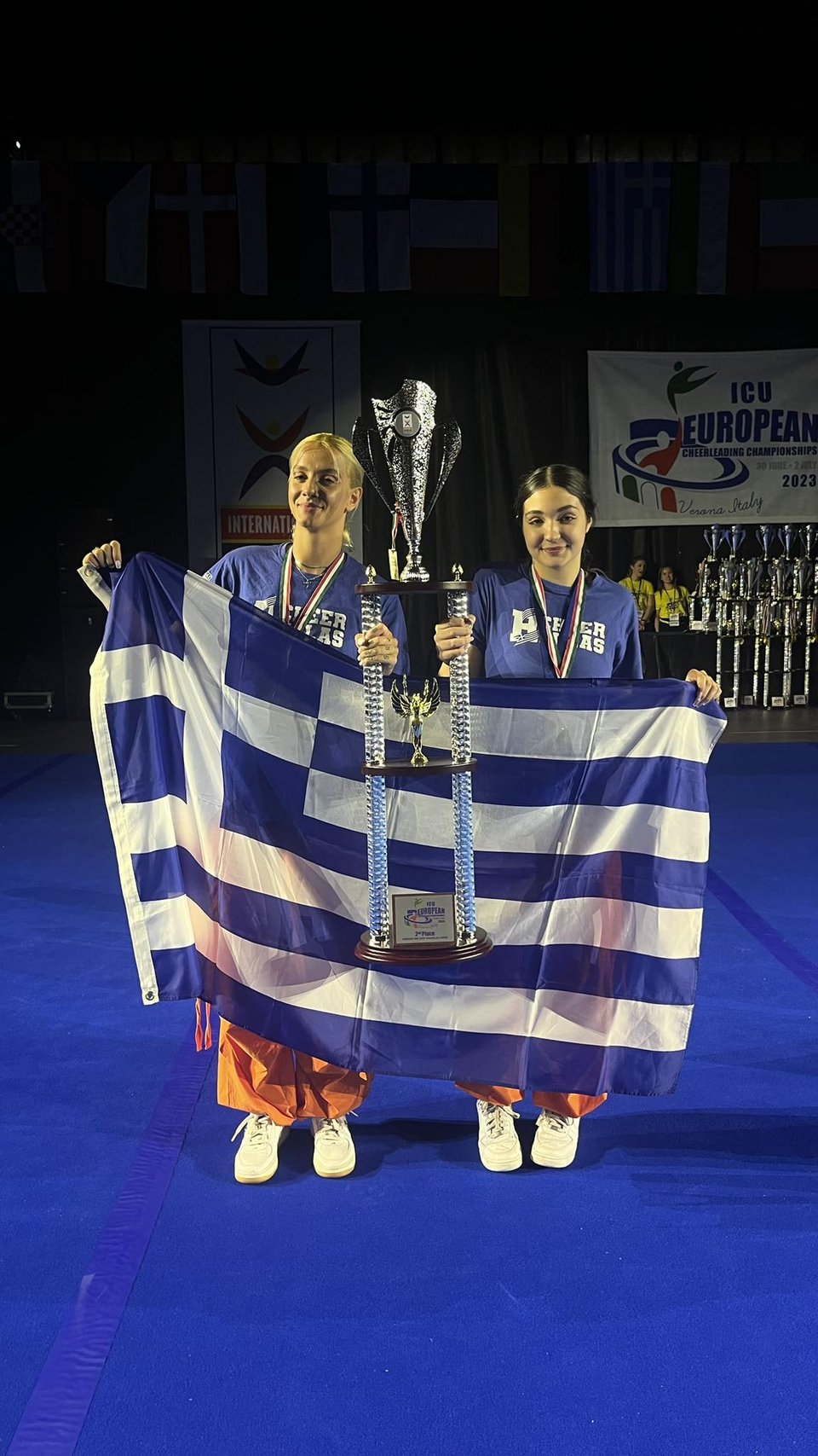 Ευρωπαϊκό Πρωτάθλημα Τσιρλίντινγκ Τέσσερα μετάλλια και πέντε