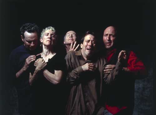     Bill Viola.  Quintet of the Unseen, 2000, from The Passions project 