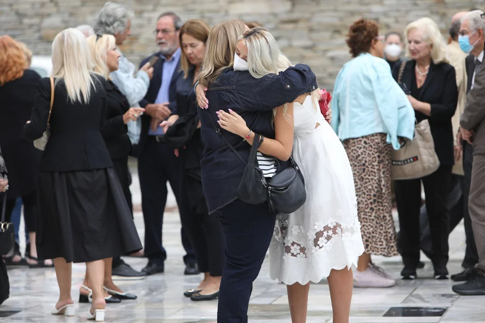 Στην εκκλησία βρέθηκε και η σύντροφος του Ιωνά, Μαργαρίτα