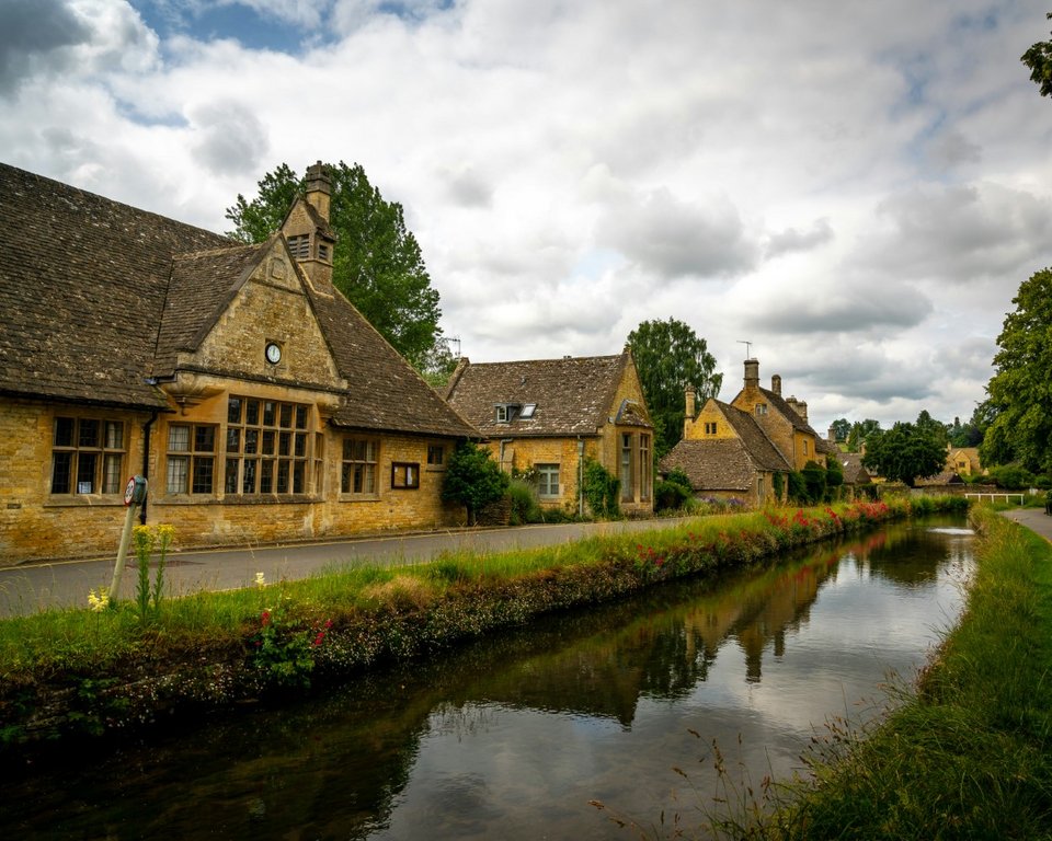 Το Cotswolds στην Αγγλία 