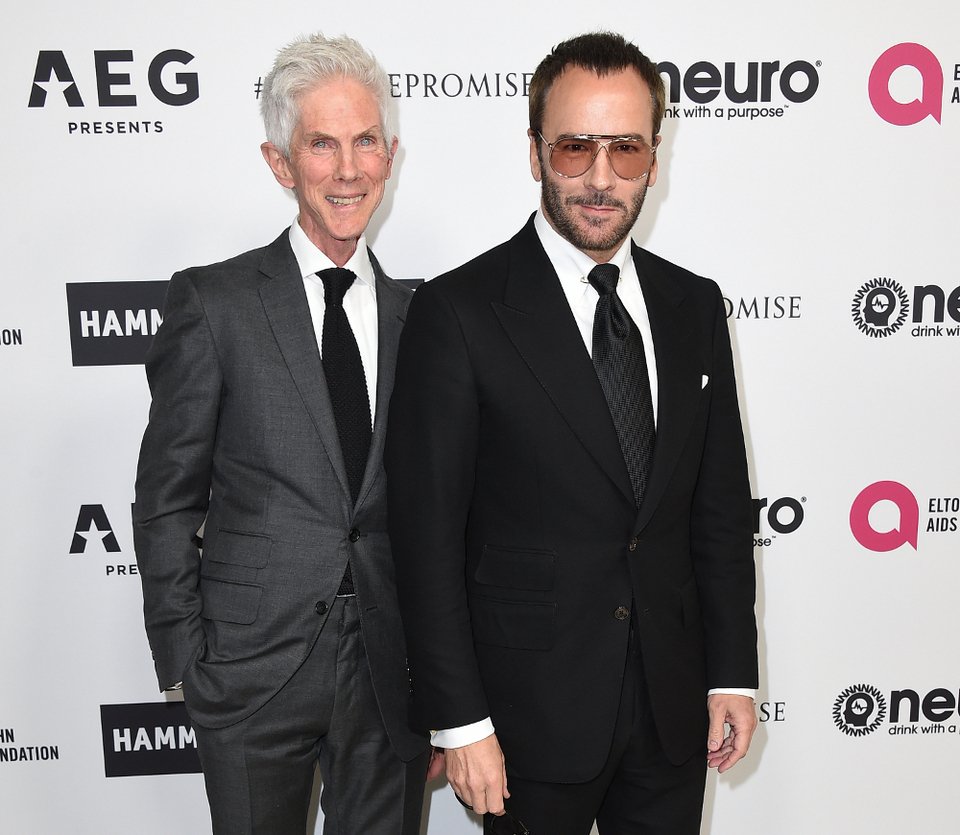 O Tom Ford με τον 70χρονο σύζυγό του Ρίτσαρντ Μπάκλεϊ