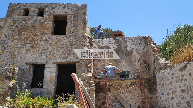 Εργασίες αποκατάστασης στην Σπιναλόγκα