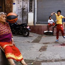 France Leclerc, “Head Ball.” / Pure Street Photography