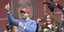 Ο ηγέτης της Λέγκα του Βορά, Ματέο Σελβίνι με καπέλο Ferrari 