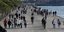 Πλήθος κόσμου στην παραλία Θεσσαλονίκης την Κυριακή παρά τα μέτρα ενάντια στον κορωνοϊό