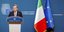 Ο Ιταλός πρωθυπουργός, Μάριο Ντράγκι, σε δηλώσεις του από τη Σύνοδο Κορυφής στις Βρυξέλλες