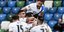 Οι παίκτες της Εθνικής Ελλάδας πανηγυρίζουν το γκολ του Μπακασέτα κόντρα στη Βόρεια Ιρλανδία
