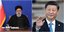 Ο Πρόεδρος της Κίνας, Σι Τζινπίνγκ και ο Πρόεδρος του Ιράν, Εμπραχίμ Ραϊσί/ Φωτογραφίες: AP