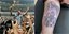 Τατουάζ με τον Μέσι να σηκώνει το Κύπελλο του Μουντιάλ 