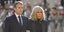 Ο Γάλλος πρόεδρος, Εμανουέλ Μακρόν, με τη σύζυγό του, Μπριζίτ