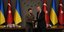 Οι πρόεδροι Τουρκίας και Ουκρανίας, Ρετζέπ Ταγίπ Ερντογάν και Βολόντιμιρ Ζελένσκι