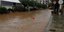 Πλημμύρες σε δρόμο του Βόλου