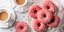 Λαχταριστά ροζ donuts