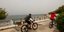 Ποδηλατάδα στον Φλοίσβο εν μέσω αφρικανικής σκόνης