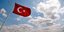 Τουρκική σημαία σε ιστό πλοίου