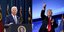 O νυν και ο πρώην πρόεδρος των ΗΠΑ, Τζο Μπάιντεν και Ντόναλντ Τραμπ