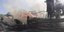 Φωτιά από έκρηξη σε εργοτάξιο πίσσας στο Αγρίνιο