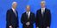 O πρόεδρος των ΗΠΑ, Τζο Μπάιντεν, ο Γερμανός Καγκελάριος, Όλαφ Σολτς και ο ΓΓ του ΝΑΤΟ, Γενς Στόλτενμπεργκ