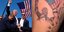 Χτυπάνε τατουάζ τον τραυματισμένο Τραμπ με υψωμένη γροθιά