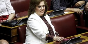 Η Θεοδώρα Μεγαλοοικονόμου (Φωτογραφία: EUROKINISSI/ΓΙΩΡΓΟΣ ΚΟΝΤΑΡΙΝΗΣ)