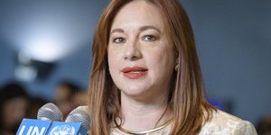 Η 54χρονη Εσπινόζα είναι υπουργός Εξωτερικών του Ισημερινού